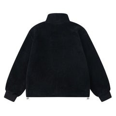 Embroidered Lamb Suede Jacket