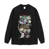Streetwear-Style Print Long Sleeve Tee