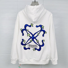 Alien pattern arrow Hoodies