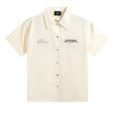 Logo Letter Printed Shirt