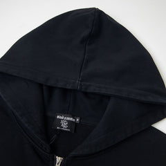 Rhinestone-Emblazoned Logo Hoodie