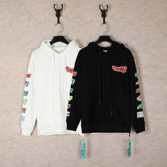 cartoon pattern arrow Hoodies