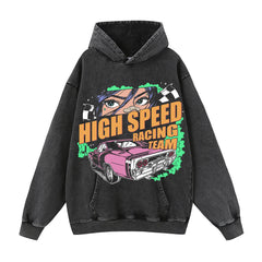 Streetwear-Style Print Hoodies