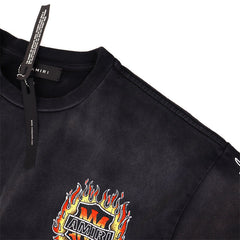 Flame Letter T-shirt
