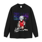 Streetwear-Style Print Long Sleeve Tee