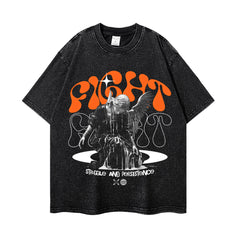Streetwear-Style Print Tee