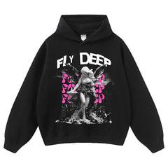 Streetwear-Style Print Hoodies