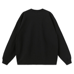 Gilded Character Print Crewneck Sweatshirts