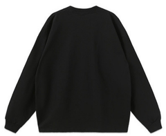 Angel Statue Print Crewneck Sweatshirts