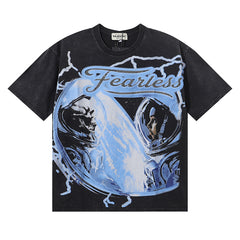 Astronaut Graphic Crop Tee