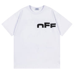 Logo Pattern Printed T-Shirt