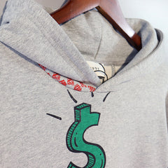 Gray Doodle Hoodie
