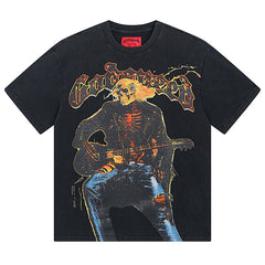 Skeletons Guitarist T-Shirts #1008