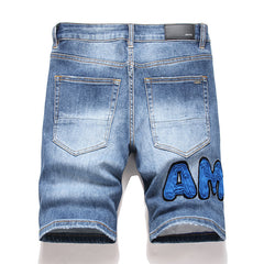 Logo Denim Shorts #2019