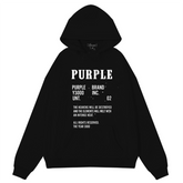 Logo Pattern Printed Hoodie