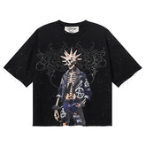 Rock F-Terry Cropped Tee