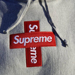 20FW Cross Box Logo Hooded Sweatshirt