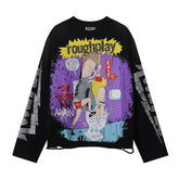 Beavis Buttead Rhinestone Long Sleeve Tee