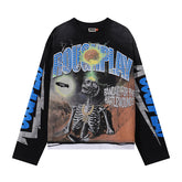 Skull Shock Long Sleeve Tee