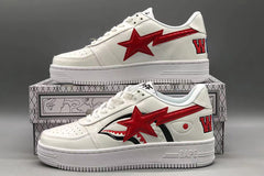 A Bathing Ape Sta Low Shark White