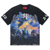 Skeletons Printed T-Shirts #1010