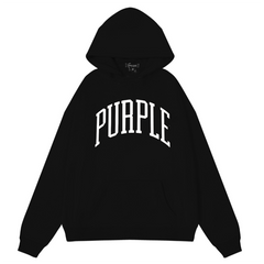 Logo Pattern Printed Hoodie