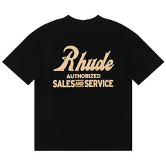 Authorized Slogan Letters Printed T-Shirt