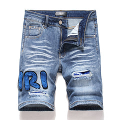 Logo Denim Shorts #2019