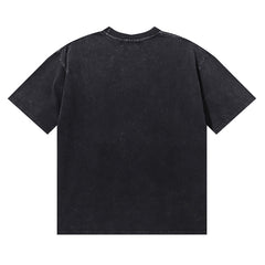 Tarantula Garment Dyed Print Crop Tee