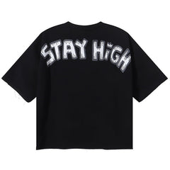 Stay High F-Terry Cropped Tee