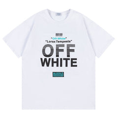 Logo Pattern Printed T-Shirt