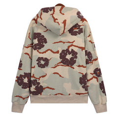 Cotton Wreath Camouflage Hoodie