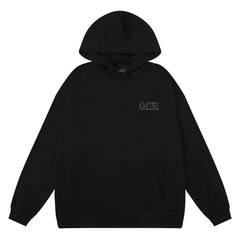 Logo Print Cotton Pullover Hoodie