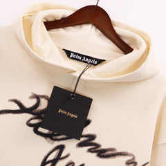 Logo Printed Cotton Hoodie