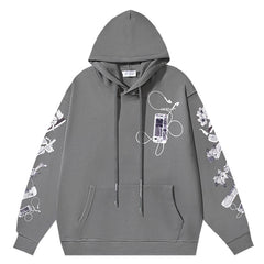 Hoodie With Scan Arr Over Print