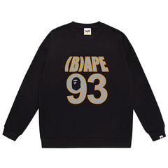 Ape Head WGM Alphanumeric Print Sweatshirt