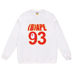 Ape Head WGM Alphanumeric Print Sweatshirt