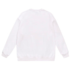 Digital Ape Head Pattern Print Sweatshirt
