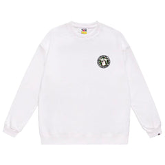 Stussy Letter Print Crew Neck Sweatshirt