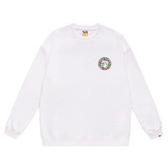 Letter Print Crew Neck Sweatshirt