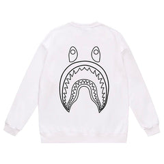 Ape Head Pattern Print Sweatshirt