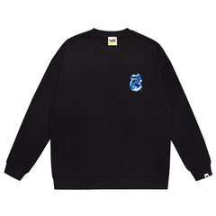 Ape Head Pattern Print Sweatshirt