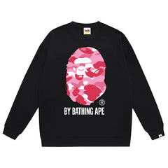 Ape Head Pattern Print Sweatshirt