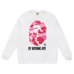Ape Head Pattern Print Sweatshirt
