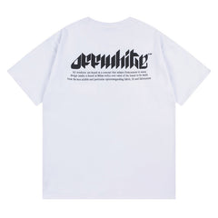 Logo Pattern Print T-Shirts