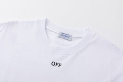 Logo Pattern Print T-Shirts