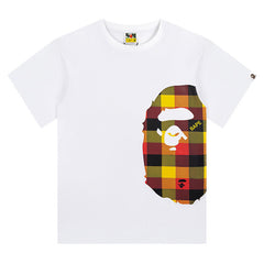 Side Big Ape Head T-Shirt White
