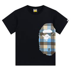 Side Big Ape Head T-Shirt Black