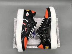 A Bathing Ape  Sta Low Mad Shark Black Orange