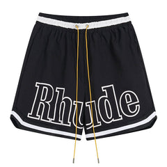 Court Logo-Print Woven Shorts